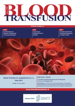 7^ Conferenza Nazionale dei Servizi Trasfusionali - ABSTRACT BOOK