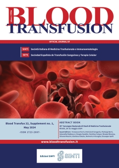 45° Convegno Nazionale di Studi di Medicina Trasfusionale - Abstract Book