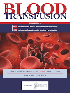 Blood Transfusion 3-2026 (May-June)